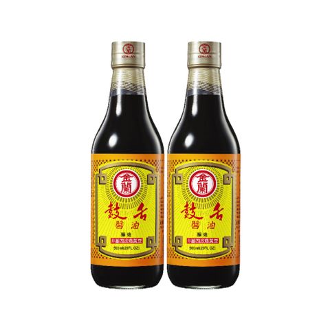 金蘭 鼓舌醬油590ml x2入組