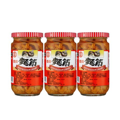 金蘭香菇麵筋396g*3入組