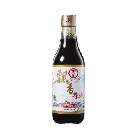 《金蘭》飄香醬油590ml 非基改