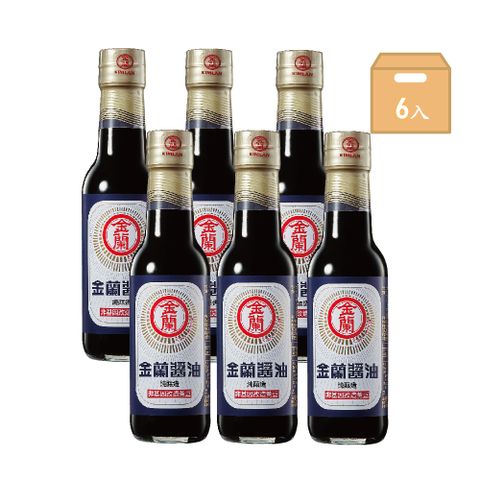 【金蘭】金蘭醬油295ml x6入/箱