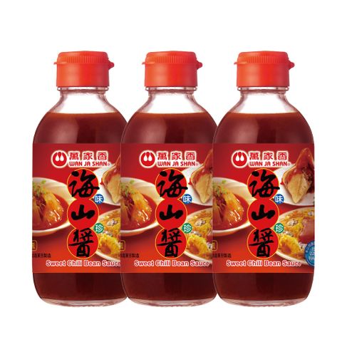 萬家香海山醬225gx3瓶