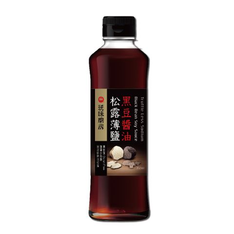 萬家香松露薄鹽黑豆醬油350ml
