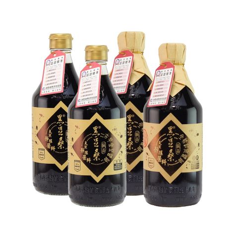 【黑豆桑】缸底+金豆醬油(4瓶/盒)