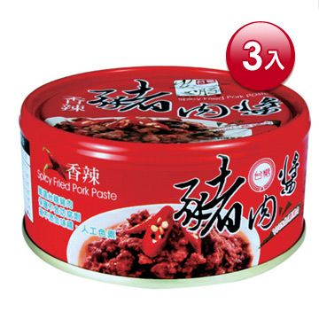 台糖(香辣)豬肉醬160g*3罐/組