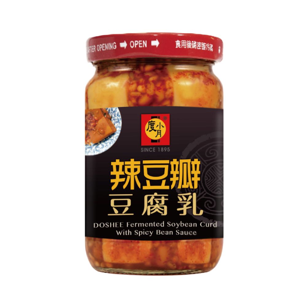度小月 辣豆瓣豆腐乳(非基改黃豆)