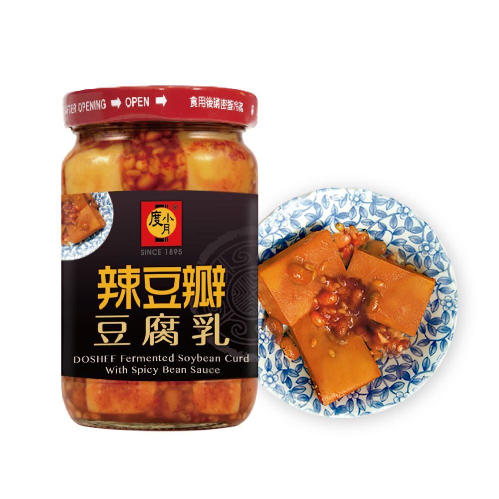 度小月 辣豆瓣豆腐乳(非基改黃豆)