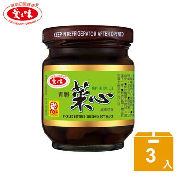 【愛之味】青脆菜心180g(3罐)