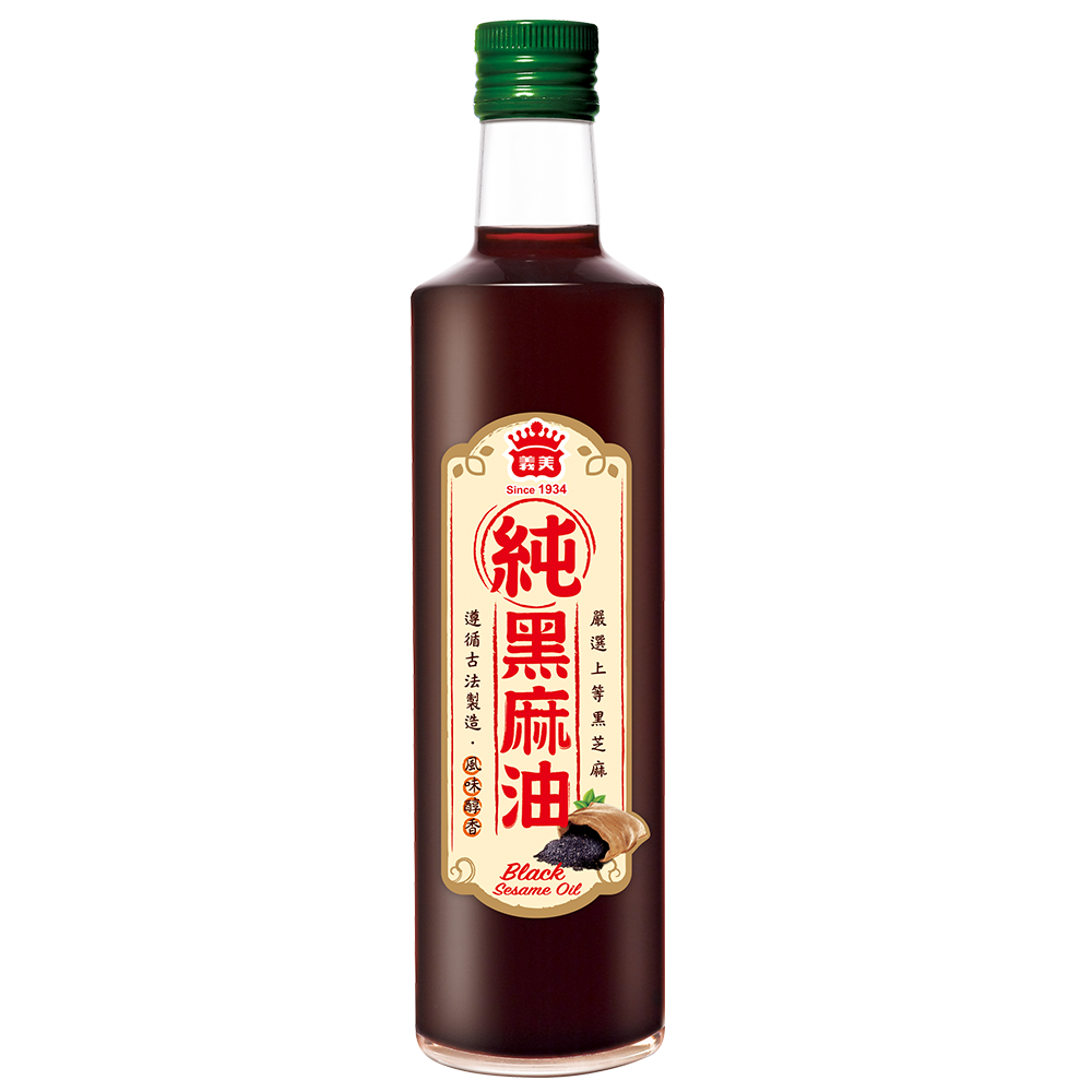 義美  100%純黑麻油500ml