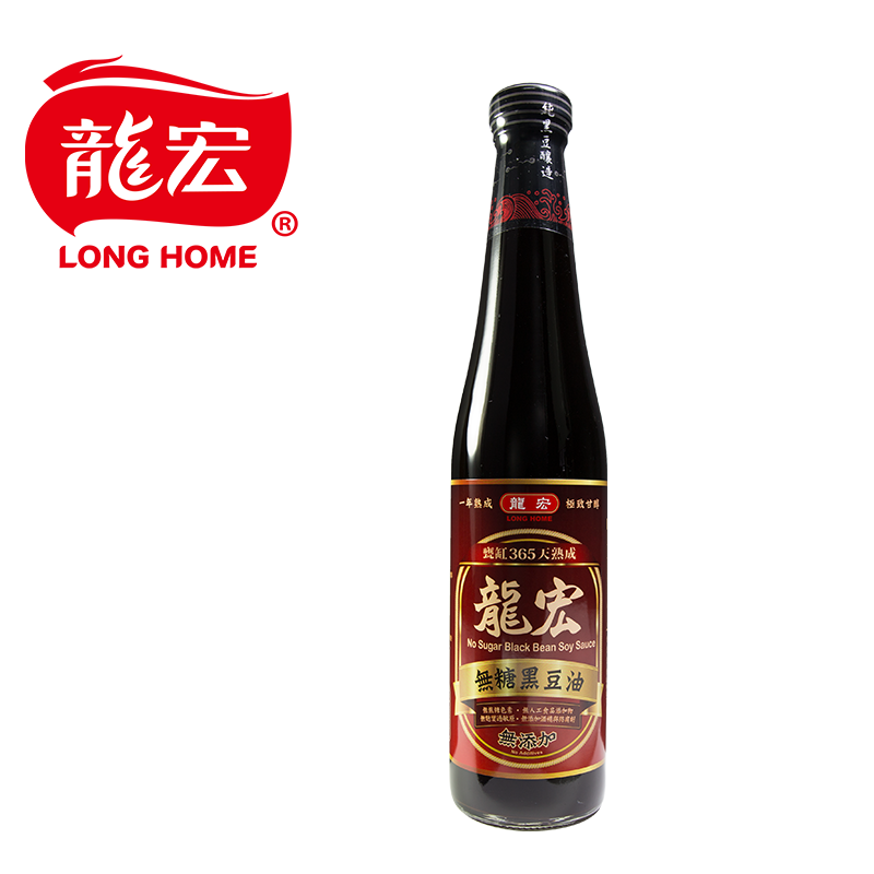 龍宏 無糖黑豆油