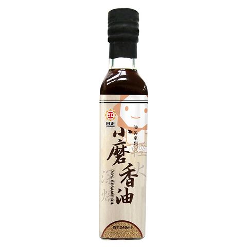 【日正食品】頂級小磨香油240ml-四方瓶
