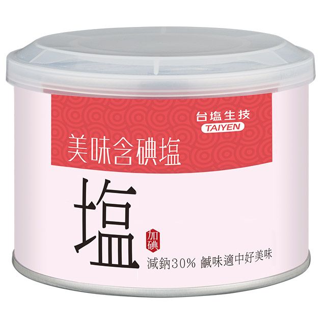 TAIYEN 台鹽 美味含碘鹽300g/罐