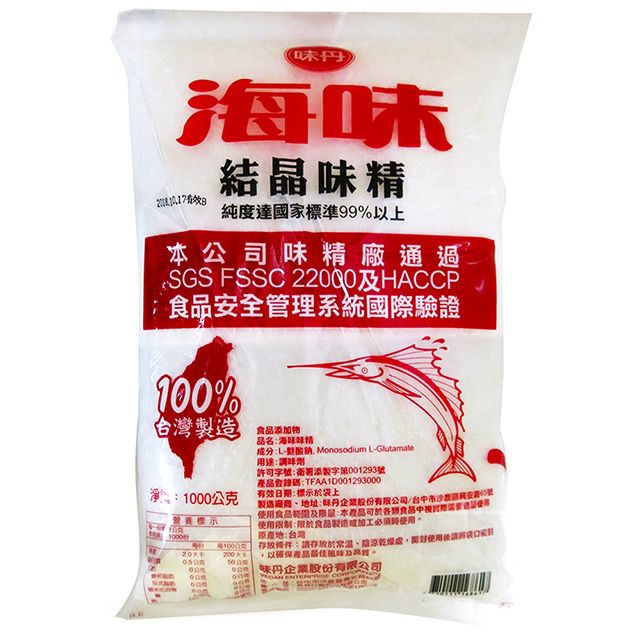 味丹 海味結晶味精1000G