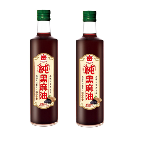 義美 100%純黑麻油500ml 2入
