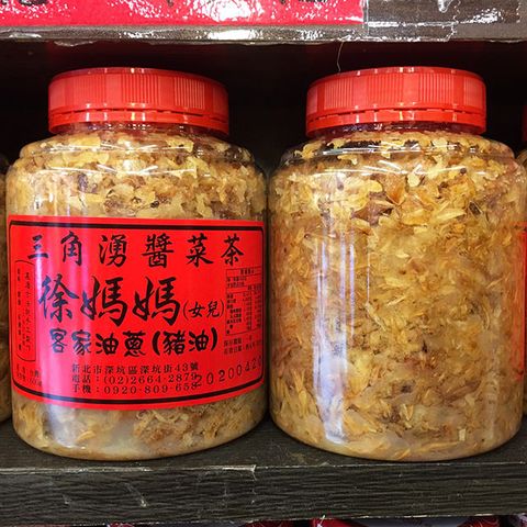 三角湧徐媽媽醬菜茶-客家油蔥(豬油)600g