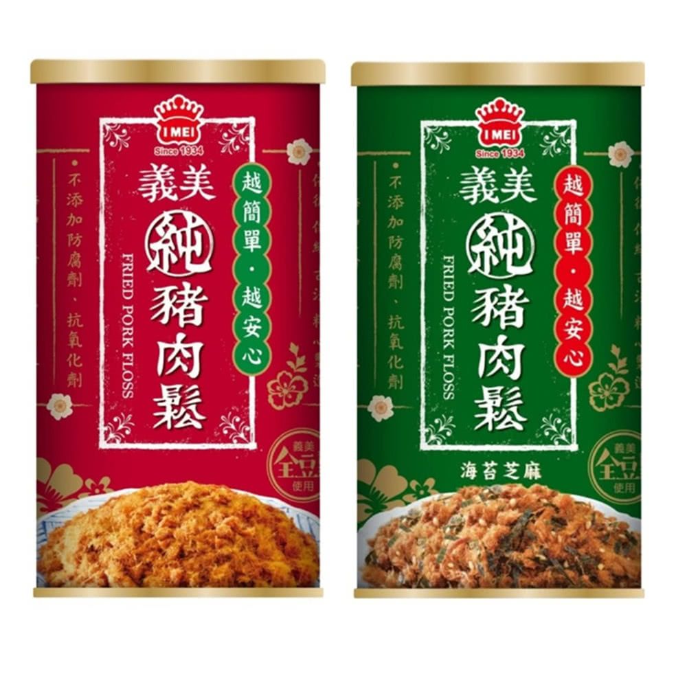 義美 純豬肉鬆 原味/芝麻海苔(175g/入)