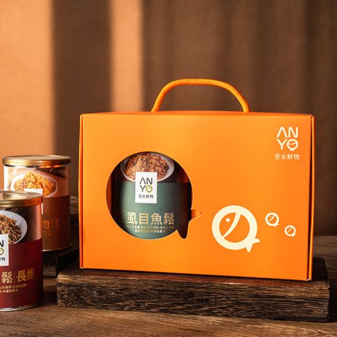 Anyong 安永鮮物 純肉鬆/魚鬆 品鬆2入禮盒