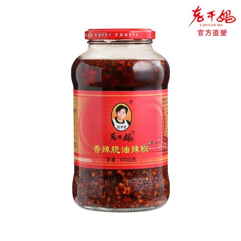 【老干媽】香辣脆油辣椒670g