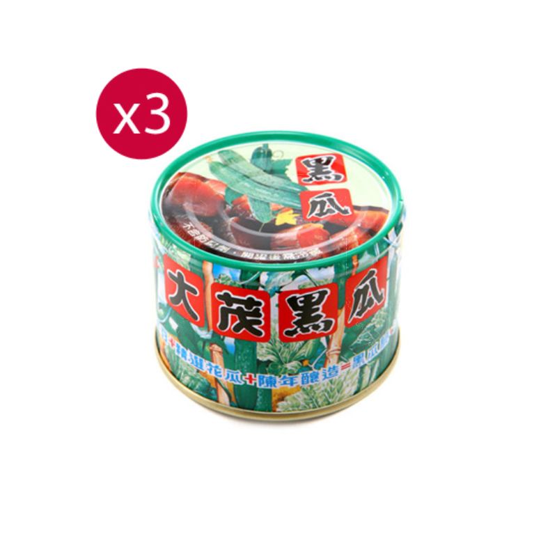  《大茂》精選黑瓜-易開罐3入x3