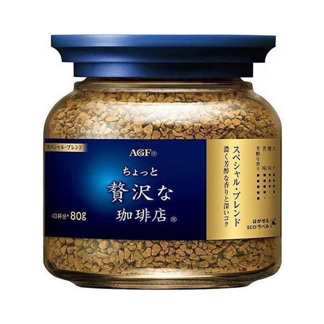 AGF  Ma 咖啡罐(藍)-奢華 (80g)