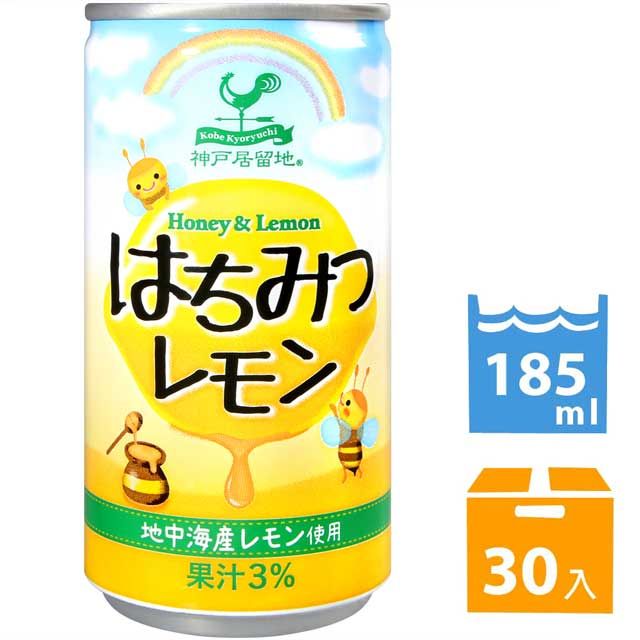 富永 日本 神戶居留地果汁-蜂蜜檸檬風味 (185ml*30入)