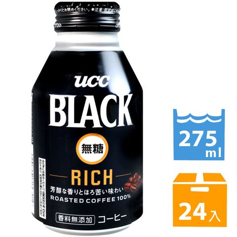 UCC UCC RICH黑咖啡 (275ml*24入)