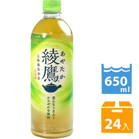 Coca-Cola 綾鷹綠茶飲料 (650ml*24入)