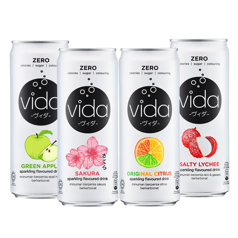  Vida 氣泡飲-柑橘味(325mlx24入)