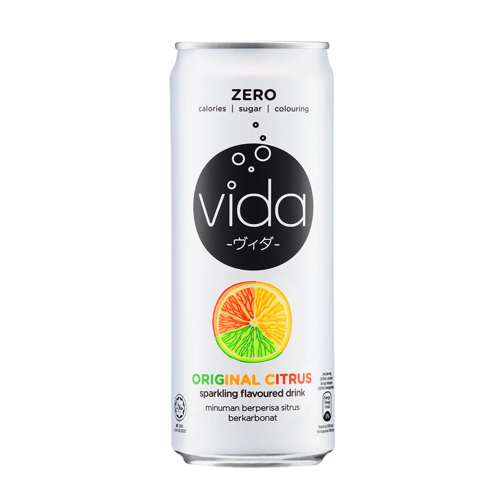  Vida 氣泡飲-柑橘味(325mlx24入)