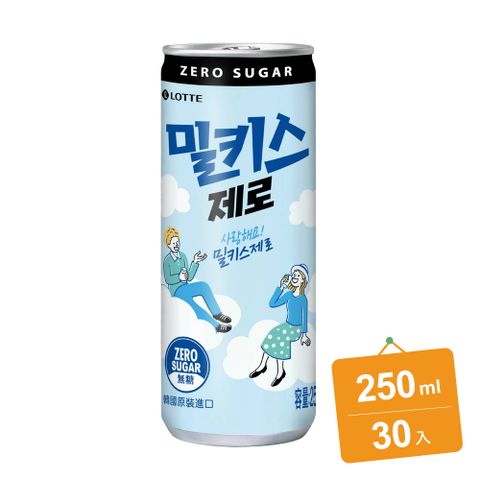 LOTTE 樂天 無糖優格風味碳酸飲(250mlx30入)