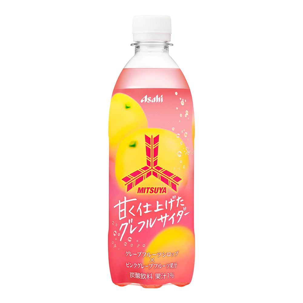  三矢香甜葡萄柚蘇打 500ml-24入