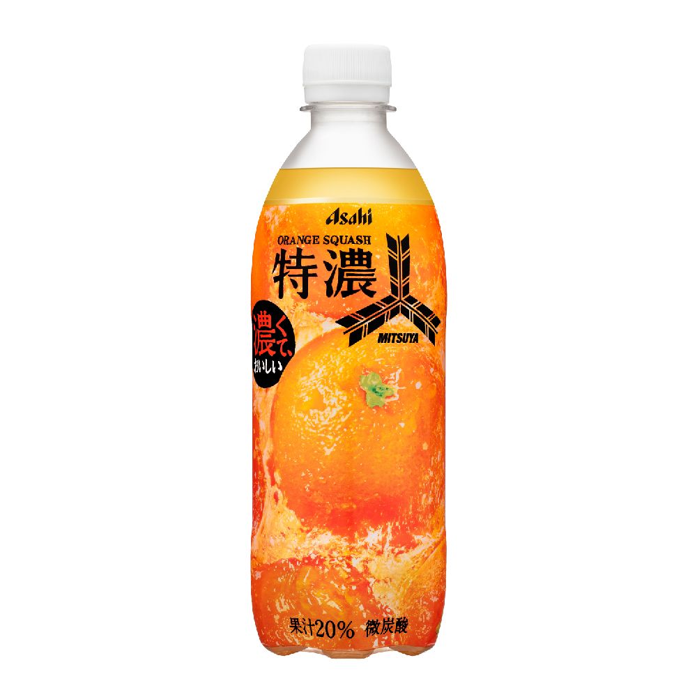 Asahi 朝日 三矢特濃柳橙蘇打500ml-24入