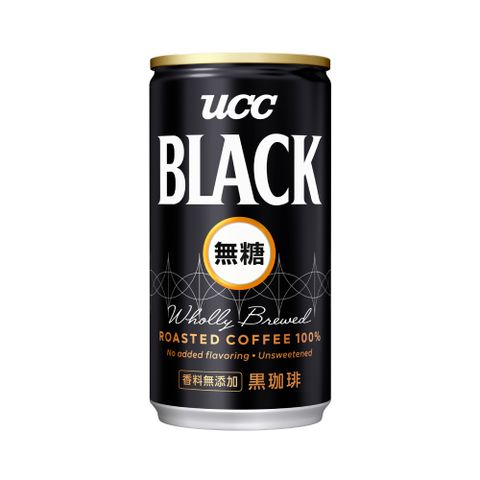 《UCC》無糖咖啡飲料185g(30入/箱)X2