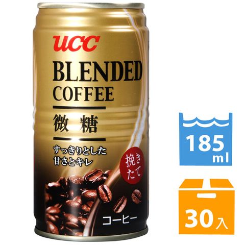 UCC BLENDED咖啡飲料 (185ml*30入)