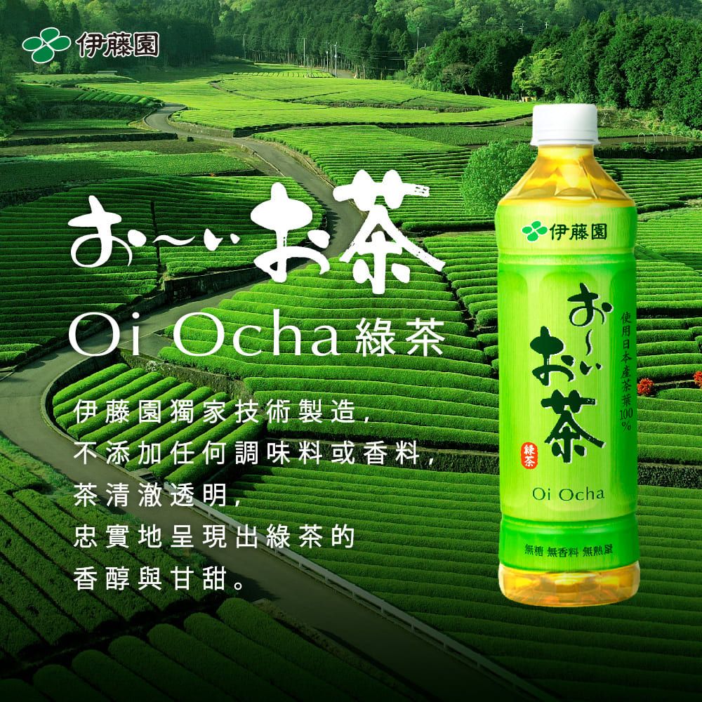 伊藤園 OiOcha綠茶530ml(24入/箱)