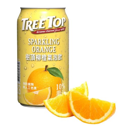 《Treetop》 樹頂 柳橙氣泡飲320mlx48入(罐裝)