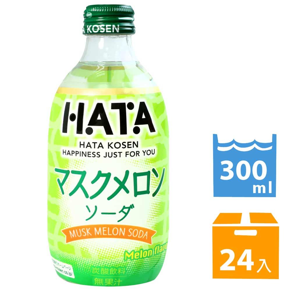  hata哈密瓜風味碳酸飲料 (300ml*24入)