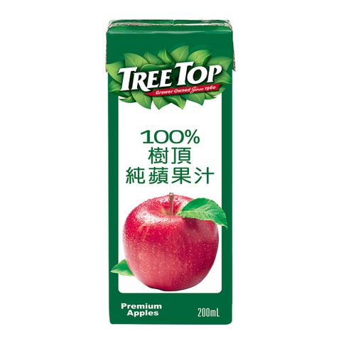 Tree top 樹頂 100%純蘋果汁_200ML_(利樂包x48 箱購)