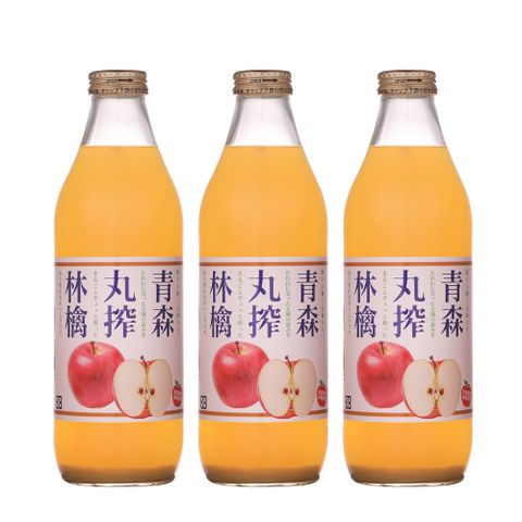 青森 Shiny 丸搾蘋果汁 (1000ml*6入)