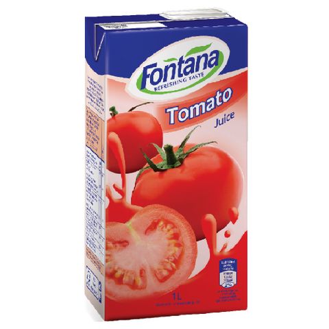 國際知名航空公司選用飲品FONTANA 蕃茄汁(無鹽) 1L x12入