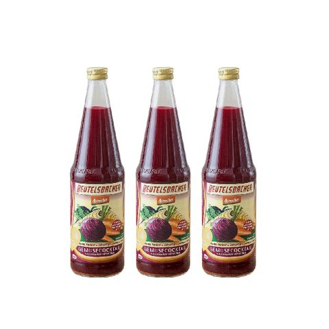 【BEUTELSBACHER 】德國BB demeter 根菜汁700ml 3入組