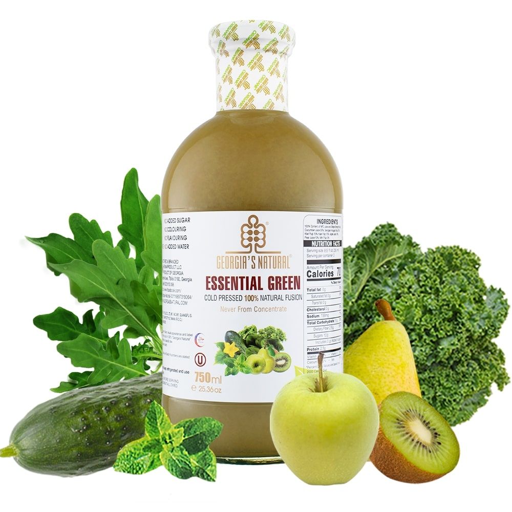 Georgia 喬亞  綠色蔬果原汁(750ml/瓶)
