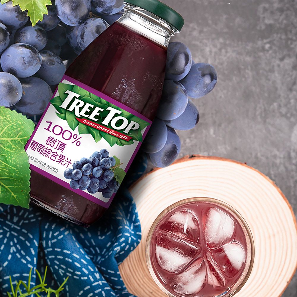 TREE TOPGrower Owned  1960100%樹頂葡萄綜合果汁 SUGAR ADDED