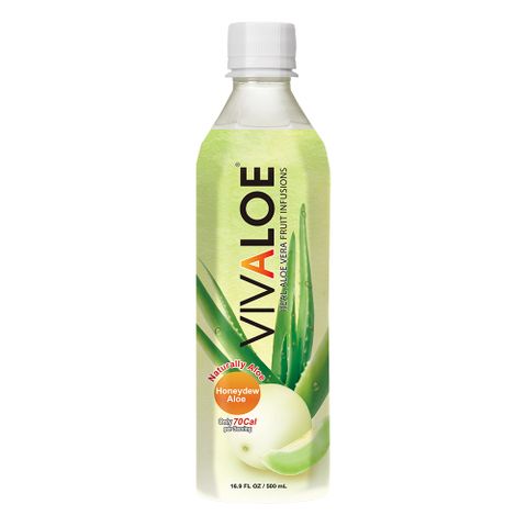 【Vivaloe 纖薈】哈蜜瓜蘆薈風味飲500ML_寶特瓶 箱購