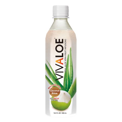 【Vivaloe 纖薈】椰子蘆薈風味飲500ML_寶特瓶 箱購