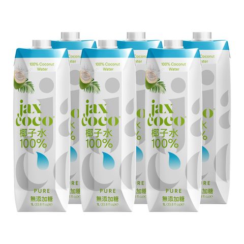 JAXCOCO 椰子水(1000mlx6入)x2