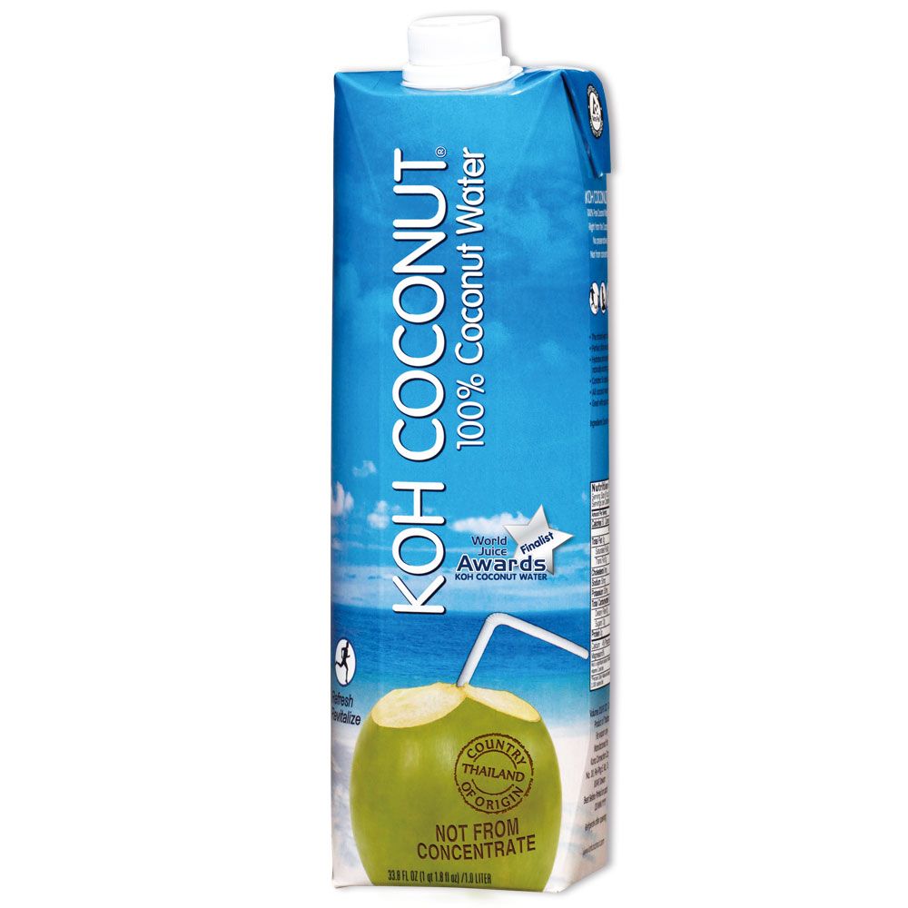 KOH 酷椰嶼  COCONUT  100%椰子水1000mlX12入/箱(兩箱)-共24入