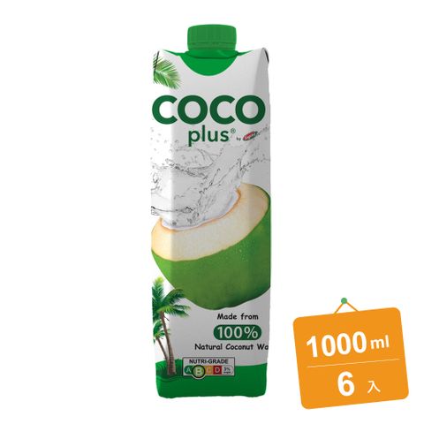 Cocoplus 100% 純椰子水(1000毫升x6入)