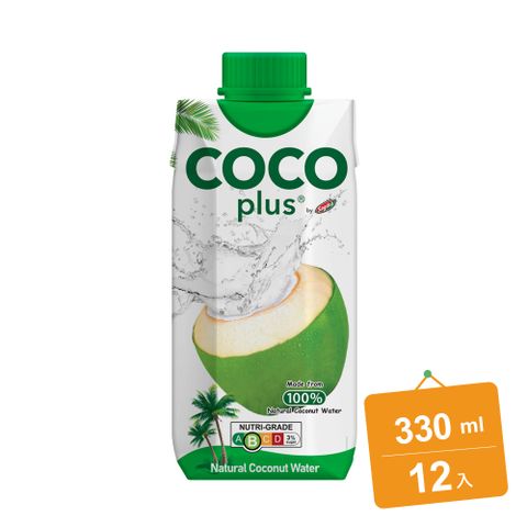 Cocoplus 100% 純椰子水(330毫升x12入)