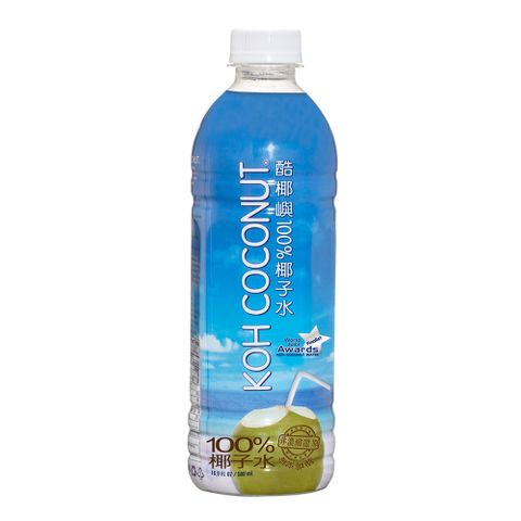 【KOH COCONUT酷椰嶼】_100%椰子水_500ml_寶特瓶x24 箱購