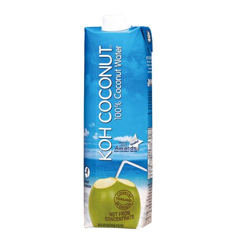 【KOH COCONUT酷椰嶼】_100%椰子水_1L_晶鑽包 x12 箱購
